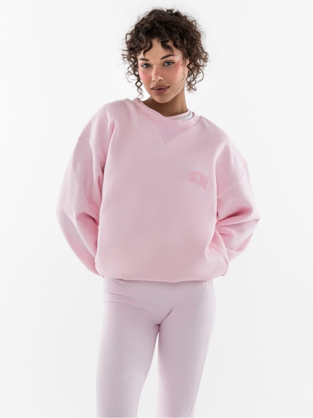 THE BAR Varsity Untucked  Crewneck Sweatshirt